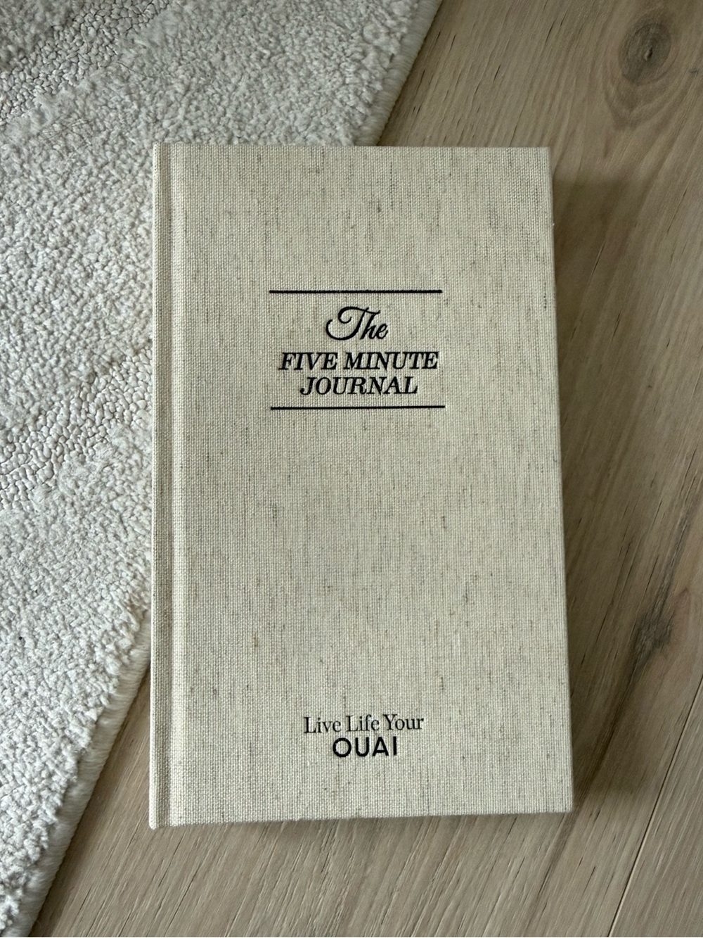 NEW- The Five Minute Journal x OUAI